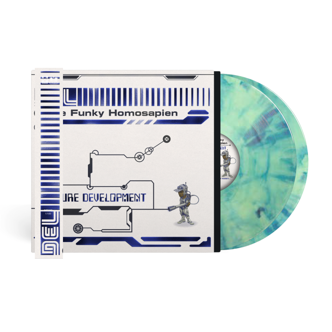 Del The Funky Homosapien - Future Development - Exclusive Green/Blue Marble DOUBLE VINYL LP