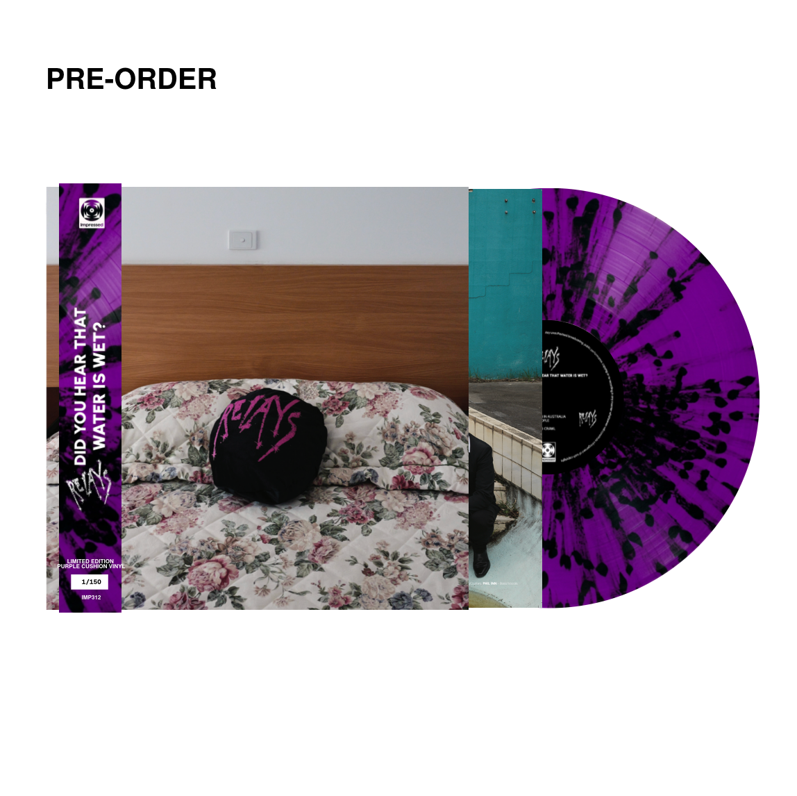 RELAYS - DID YOU HEAR THAT WATER IS WET? - VINYL LP