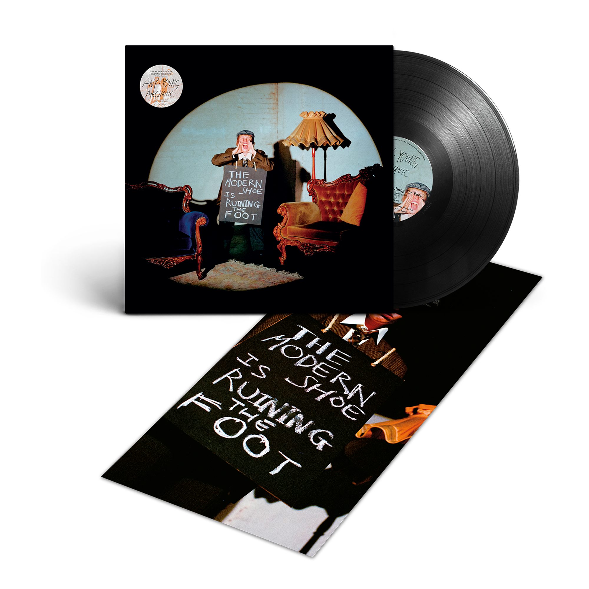 Any Young Mechanic - The Modern Shoe Is Ruining The Foot - Vinyl LP + SIGNED ART CARD