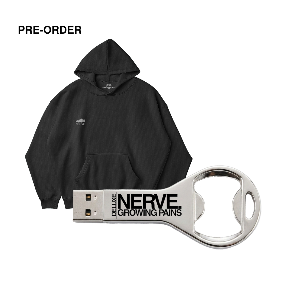 NERVE - GROWING PAINS - HOODIE + USB