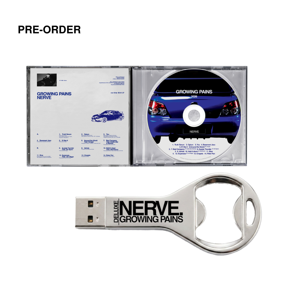 NERVE - GROWING PAINS - CD + USB BUNDLE