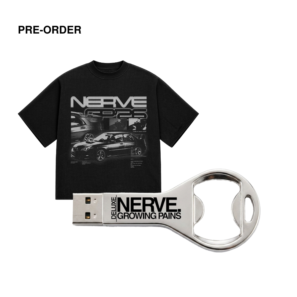 NERVE - GROWING PAINS - T-SHIRT + USB BUNDLE