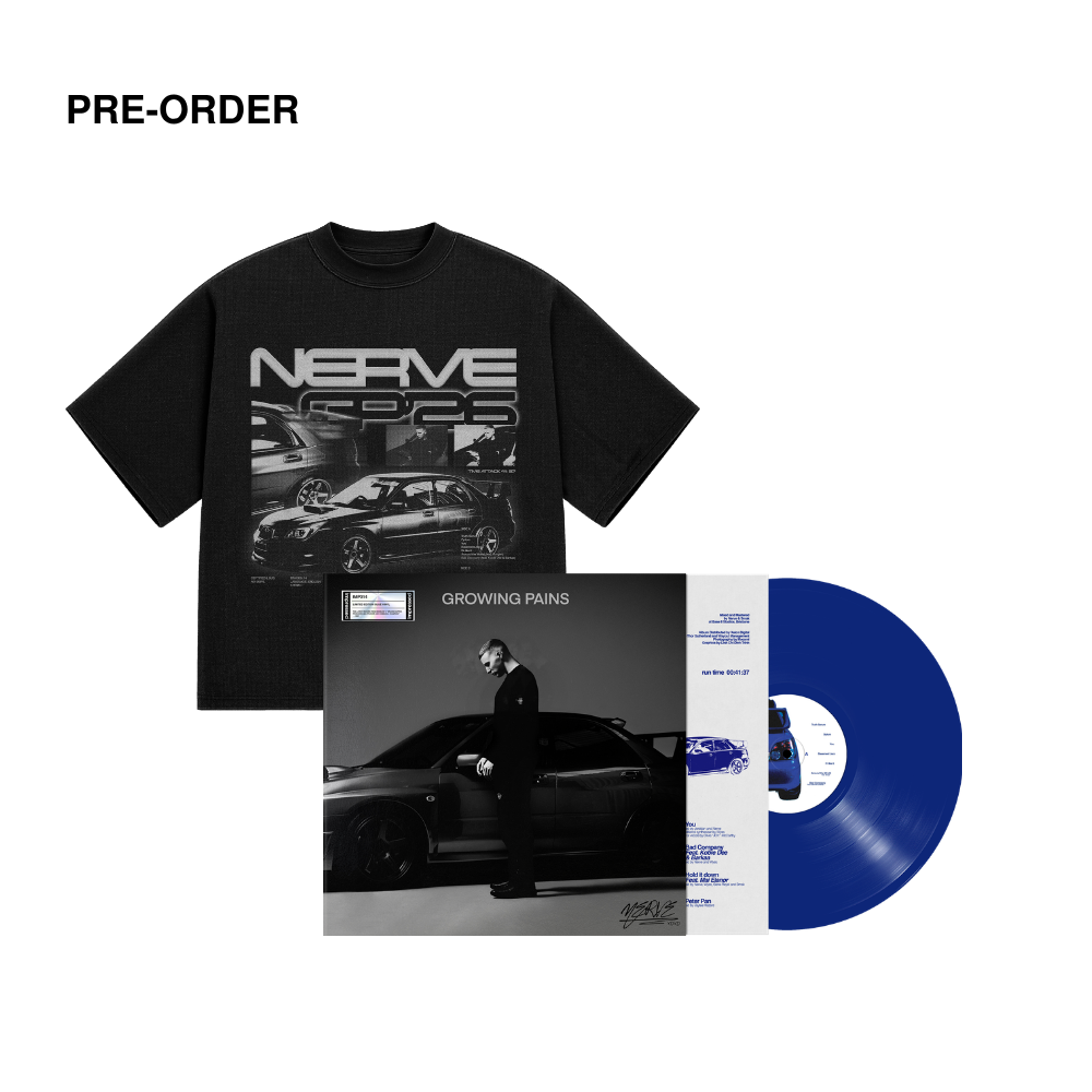 NERVE - GROWING PAINS - VINYL + T-SHIRT BUNDLE