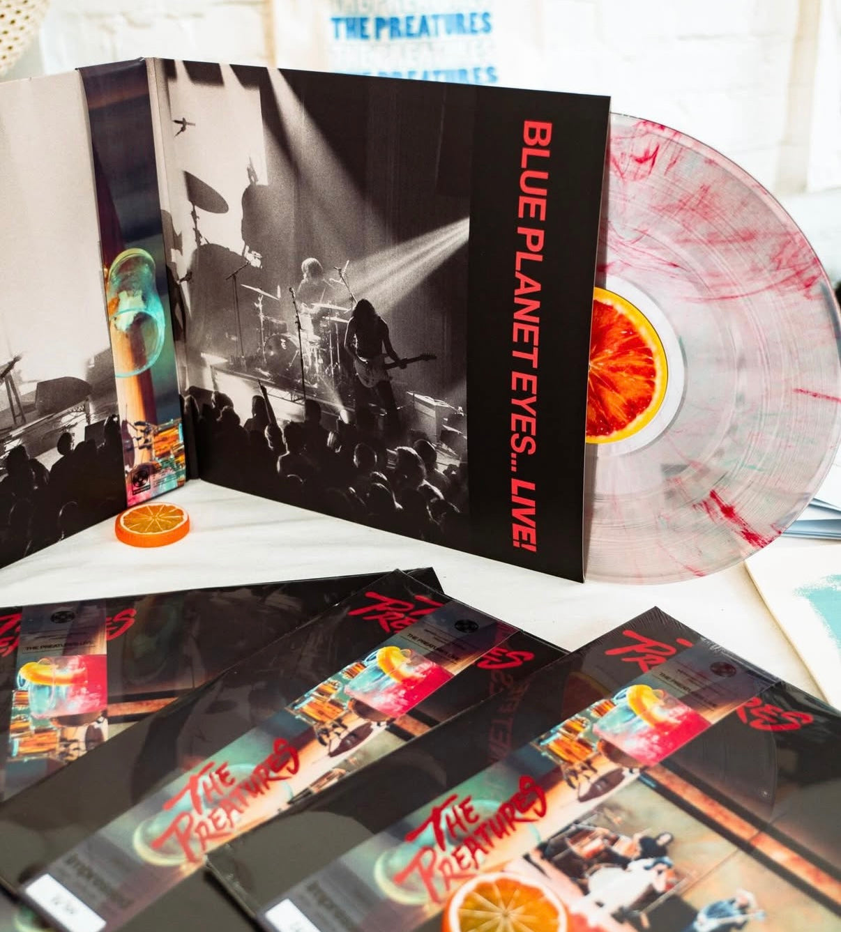 THE PREATURES - BLUE PLANET EYES... LIVE! - EVENT EXCLUSIVE DOUBLE VINYL LP