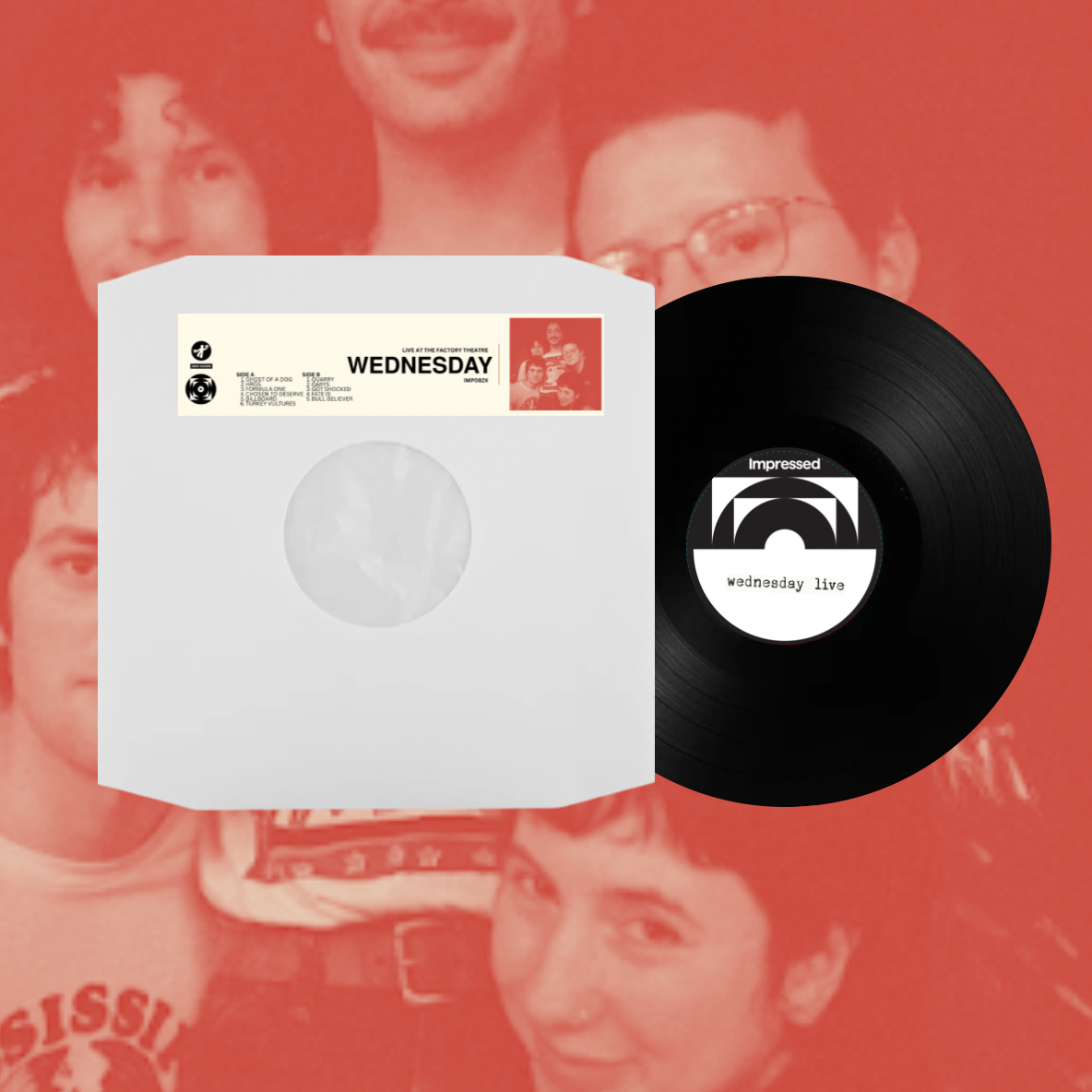 [WHITE LABEL EXCLUSIVE] Wednesday - Live At The Factory Theatre - VINYL LP
