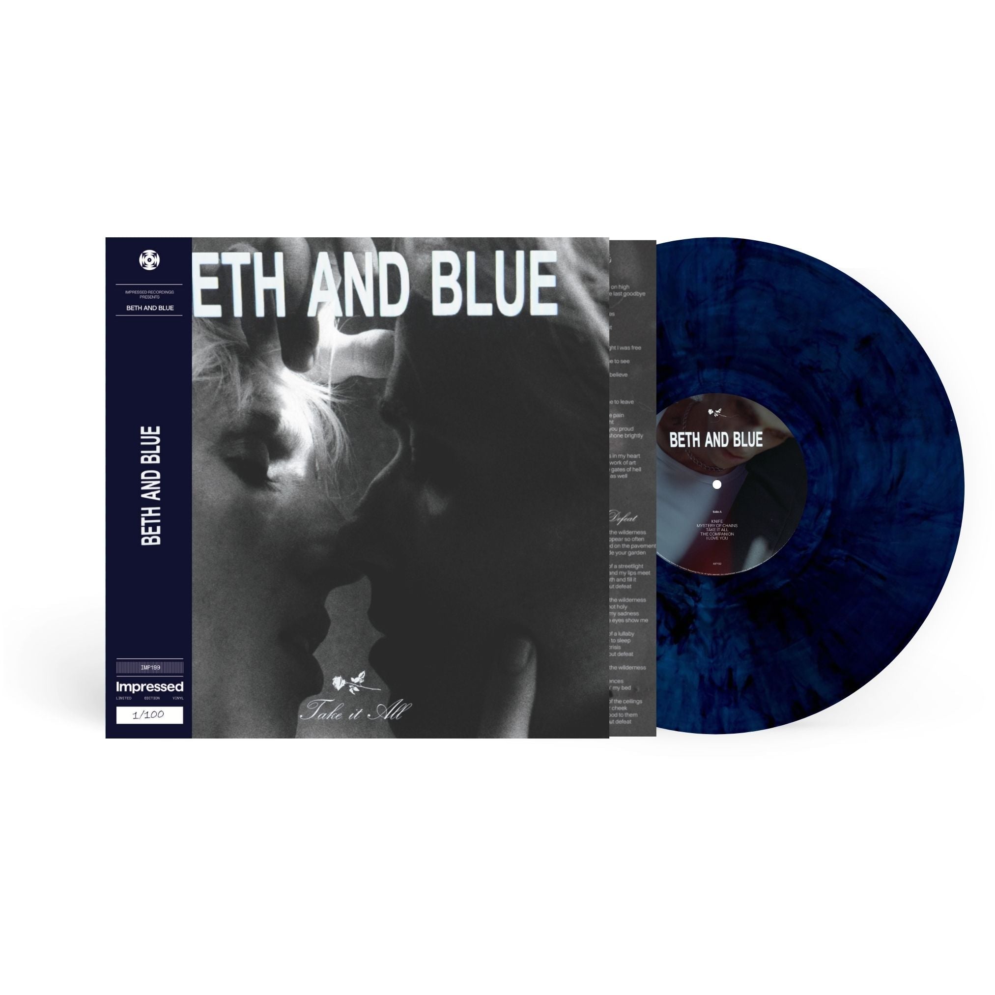 BETH AND BLUE - TAKE IT ALL - VINYL LP