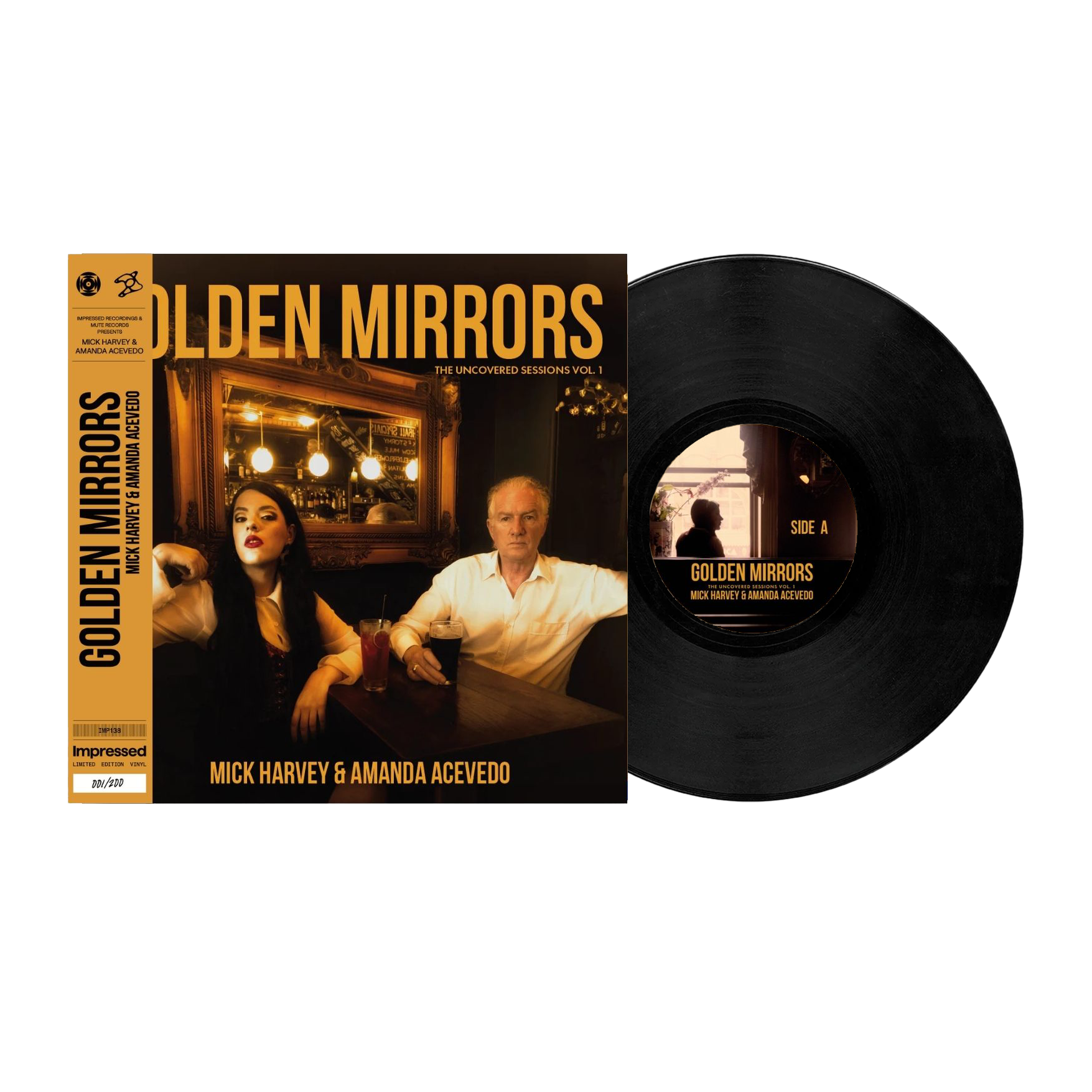 Mick Harvey & Amanda Acevedo - Golden Mirrors Exclusive Vinyl LP