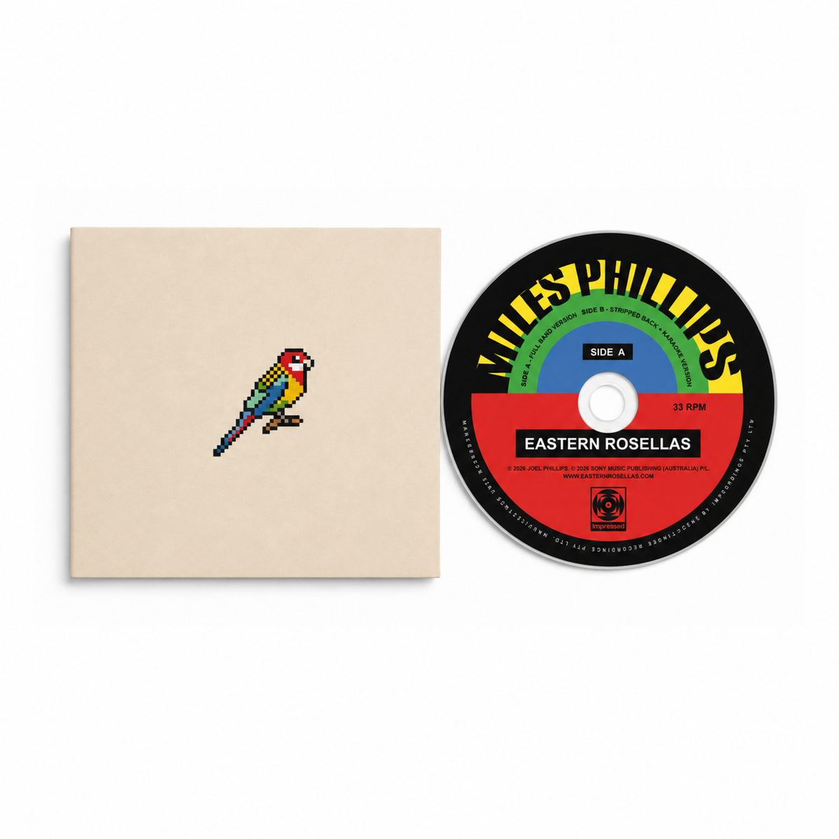 Miles Phillips - Eastern Rosellas -  CD