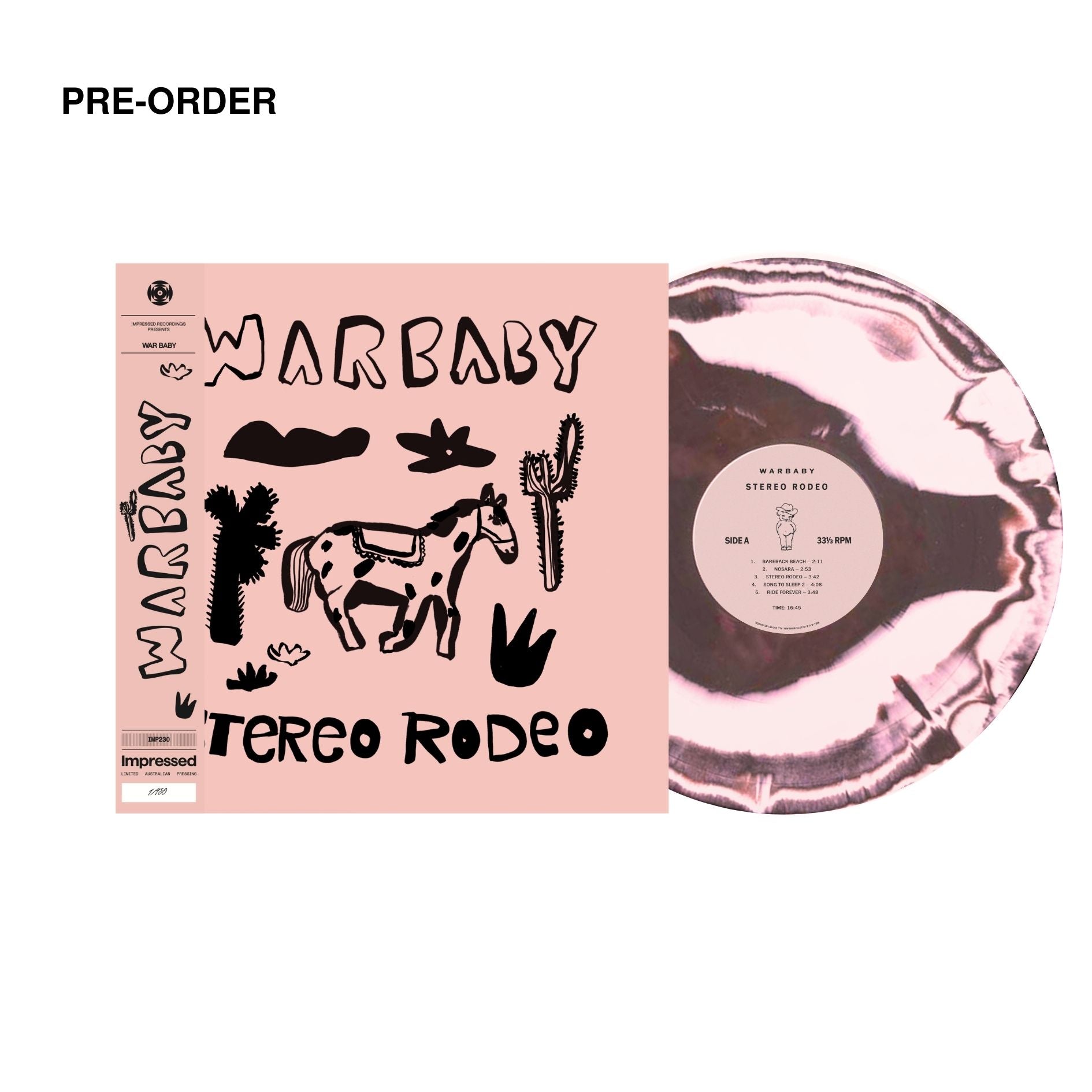 WARBABY - STEREO RODEO - VINYL LP